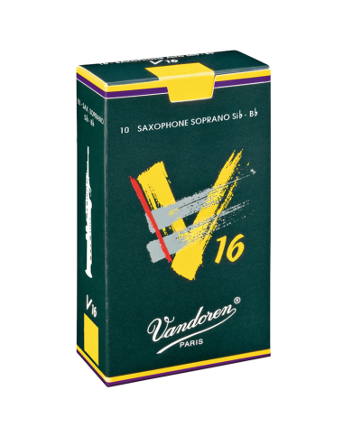VANDOREN SR7135 - 10 ANCHES SAXOPHONE SOPRANO V16 SIB 3.5