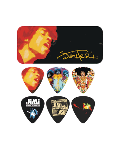 DUNLOP JH-PT03H - BOITE EN METAL DE 12 MEDIATORS