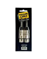 YELLOW CABLE AD26 - XLR FEMELLE VERS JACK STEREP MALE