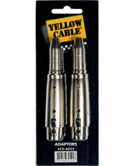YELLOW CABLE - ECO AD23 Jack stéréo femelle/XLR fem
