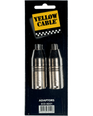 YELLOW CABLE - ECO AD21 RCA femelle/XLR mâle