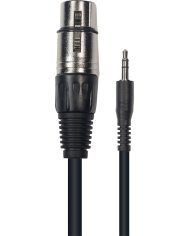 YELLOW CABLE - ECO K12-3 Mini jack stéréo mâle/XLR fem. 3m