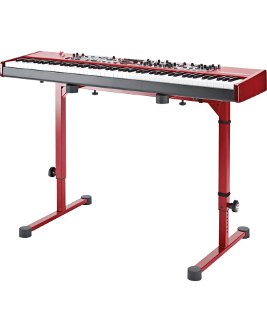 K&M - TKM 18810R Omega -Stand clavier  Omega. Rouge rubis