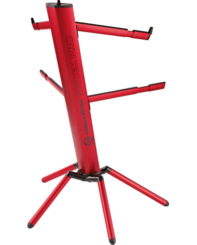 K&M - TKM 18860 Spider Pro - 2 niveaux. Extensible. Rouge