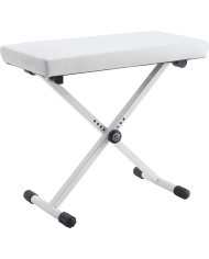 K&M - TKM 14077W Assise large en simili cuir blanc