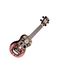 MAHALO -  GMH MA1SKBK -Ukulélé soprano Crâne Mexicain