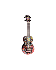 MAHALO -  GMH MA1SKBK -Ukulélé soprano Crâne Mexicain