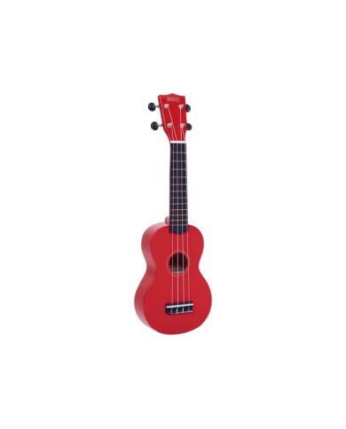 MAHALO - GMH MR1-RD Ukulélé Soprano rouge brillant + housse