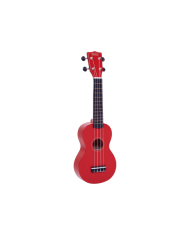 MAHALO - GMH MR1-RD Ukulélé Soprano rouge brillant + housse
