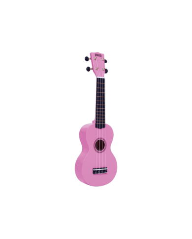 MAHALO - GMH MR1-PK Ukulélé Soprano rose brillant + housse