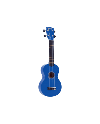 MAHALO - GMH MR1-BU Ukulélé Soprano  bleu brillant + housse