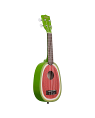 KALA Ukulélé Novelty, Watermelon Soprano, livré avec housse