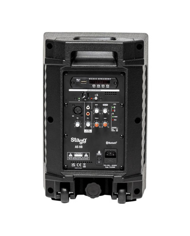 Stagg Enceinte AS10B 2 Voies 10" Batterie Bluetooth 125w + Micro