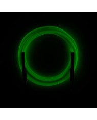 Fender Pro Glow in the Dark, Câble Phosphorescent 3 Mètres, Vert