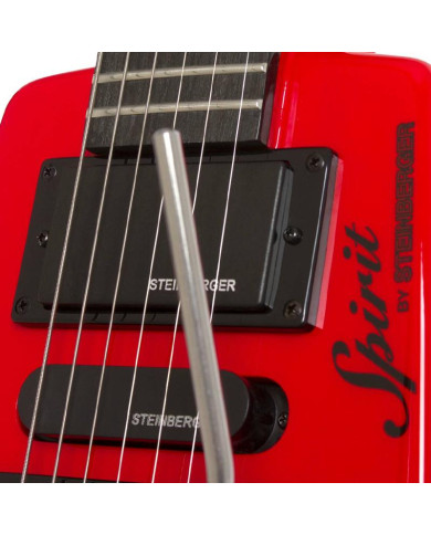 STEINBERGER SPIRIT GT-PRO DELUXE - HOT ROD RED