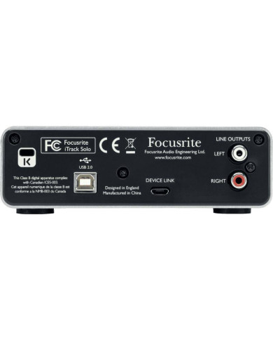 Focusrite - Interface Itrack Solo Lightning