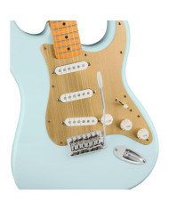 Squier - Guitare Electrique 40th Anniversary Stratocaster Vintage Edition, Maple Fingerboard, Gold Anodized Pickguard SSB