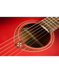 Lag - Guitare Electro-acoustique T-RED Special Edition Red Burst