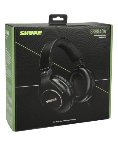 Shure - Casque de monitoring pro noir SRH840A