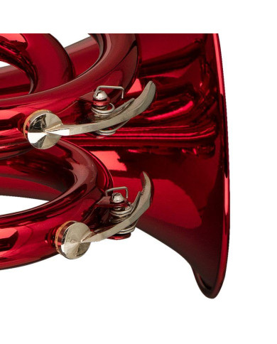 Stagg - Trompette de poche rouge Levante TR4415