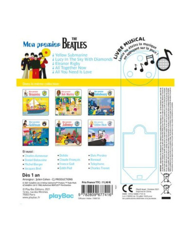 Livre musical - Mon premier Beattles