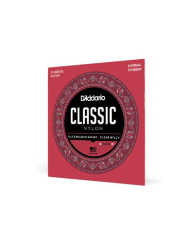 D'Addario - EJ27N Jeu de cordes classiques nylon Tension normale
