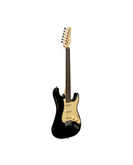 Stagg - Guitare Electrique standard "S" SES-30 - BK