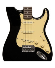 Stagg - Guitare Electrique standard "S" SES-30 - BK