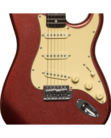 Stagg - Guitare Electrique standard "S" SES-30 - CAR
