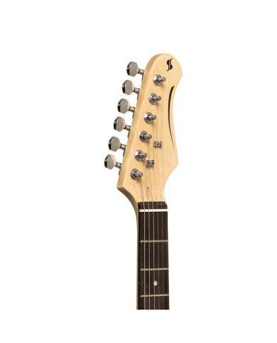 Stagg - Guitare Electrique standard "S" SES-30 - SNB