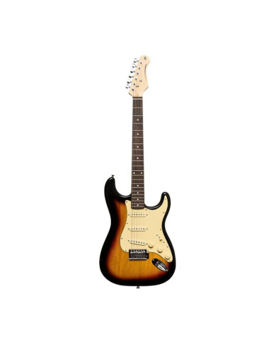 Stagg - Guitare Electrique standard "S" SES-30 - SNB