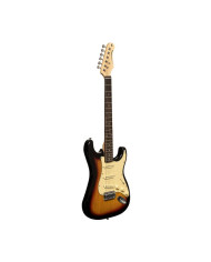 Stagg - Guitare Electrique standard "S" SES-30 - SNB