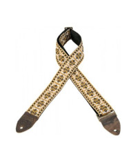 Levi's - Courroie  5 cm, tissu avec motifs Hootenany, dos cuir - Design 007