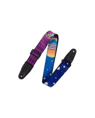 Levy's - Sangle 5cm, polyester, embout cuir, avec motifs - Design 119