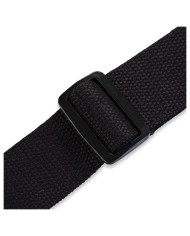 Levy's - Sangle 5 cm, coton, avec logo en cuir - Noir
