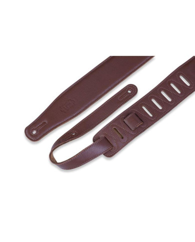Levy's - Sangle Cuir rembourré, dos daim, 6,4 cm - Marron