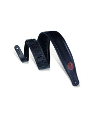 Levy's - Sangle 6,4 cm, logo Levy's , cuir pleine fleur - Black