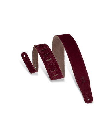 Levy's - Sangle 6,4cm, surpiquée - Burgundy