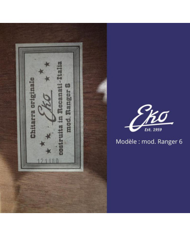 EKO - Guitare Acoustique mod. Ranger 6