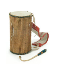 Yoman - Tama Yoruba Ht 40Cm Moyen - Diam 25Cm