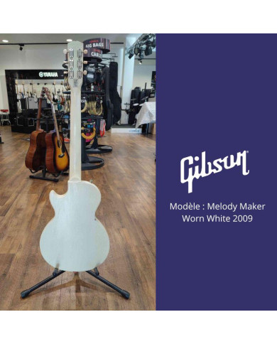 Gibson - Guitare Electrique Melody Maker Worn White 2009
