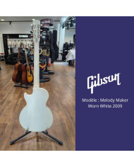 Gibson - Guitare Electrique Melody Maker Worn White 2009