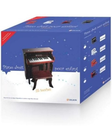 Delson - Piano droit Enfant - Rouge