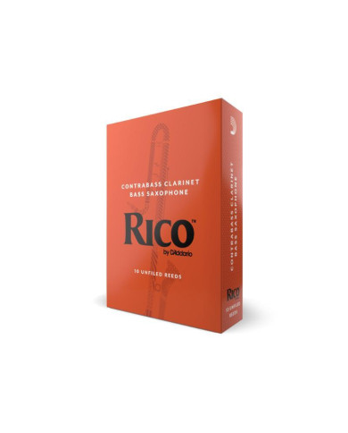 Rico - 10 Anches pour clarinette contrebasse Force 3.5