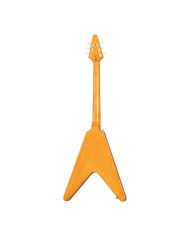 Epiphone - Guitare Electrique Original 1958 Flying V Korina White Pickguard - Aged Natural