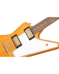 Epiphone - Guitare Electrique Original 1958 Explorer Korina White Pickguard - aged natural