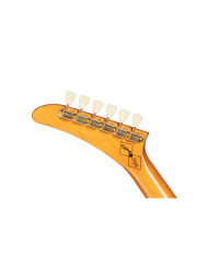 Epiphone - Guitare Electrique Original 1958 Explorer Korina White Pickguard - aged natural