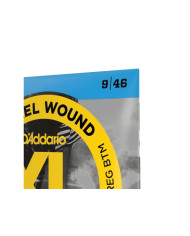 D'Addario - Cordes en nickel pour guitare électrique D'Addario EXL125, Super Light Top/Regular Bottom, 9-46