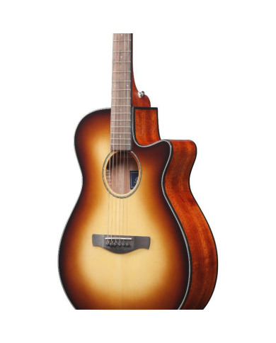 Ibanez- Guitare ElectroAcoustique AEG50 Dark Honey burst brillante