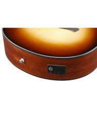 Ibanez- Guitare ElectroAcoustique AEG50 Dark Honey burst brillante